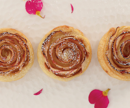 Recette roses de pomme en feuilletage