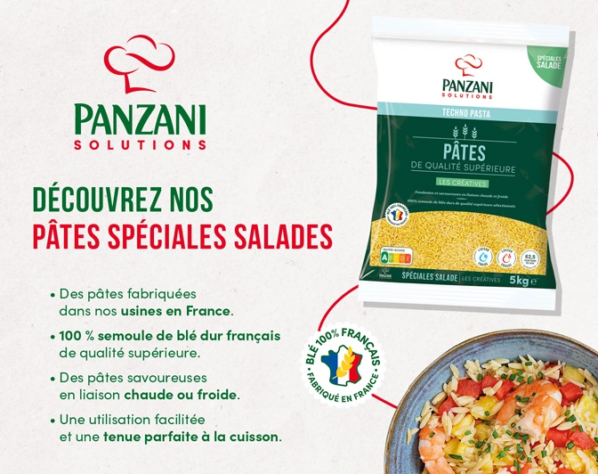 Pâtes spéciales salades de qualité supérieure Panzani 5kg