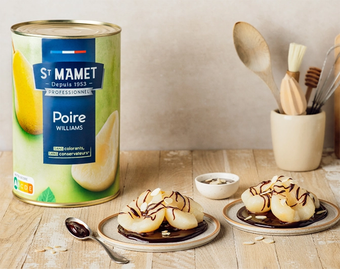 Poire Williams demi fruit St Mamet