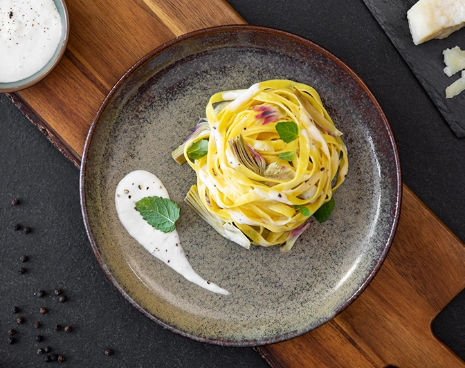 Assiette de tagliatelle aux œuf frais Emiliane Chef Barilla