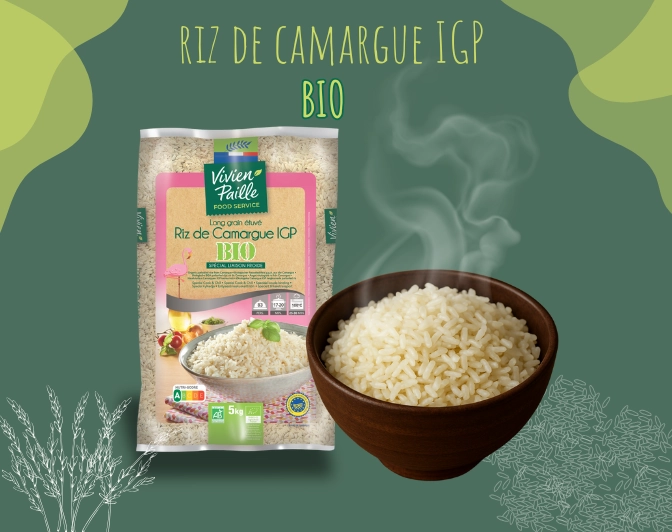 Riz long de camargue IGP Bio Vivien Paille