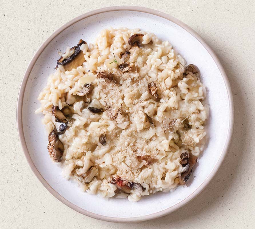 Recette risotto champignon gorgonzola