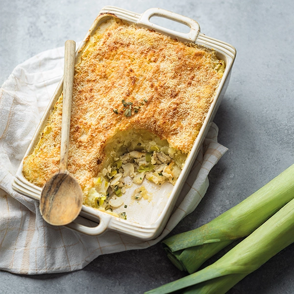 Recette de parmentier printanier de colin
