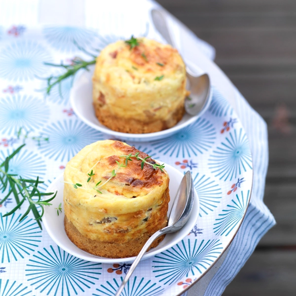 Gâteau façon cheesecake au confit de ratatouille