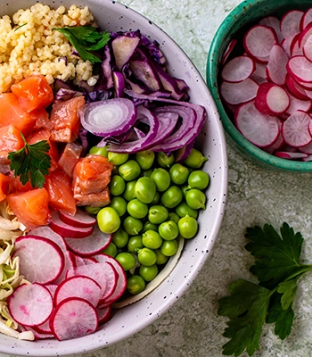 Des menus colorés