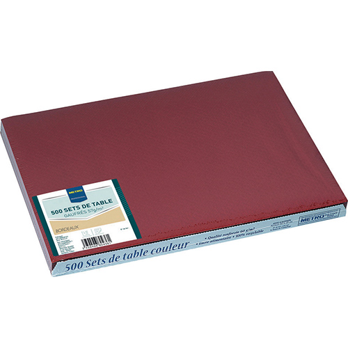 167204-set-de-table-gaufre-bordeaux-30-40-x-500