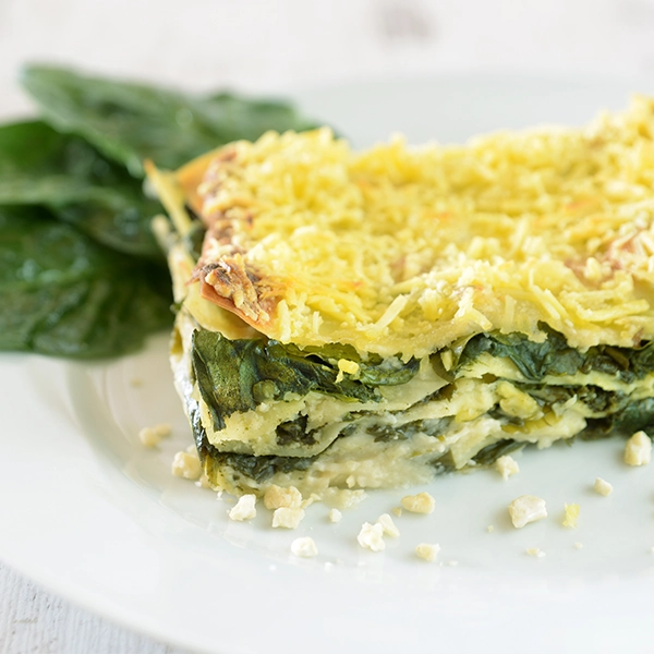 Lasagnes aux épinards et ricotta