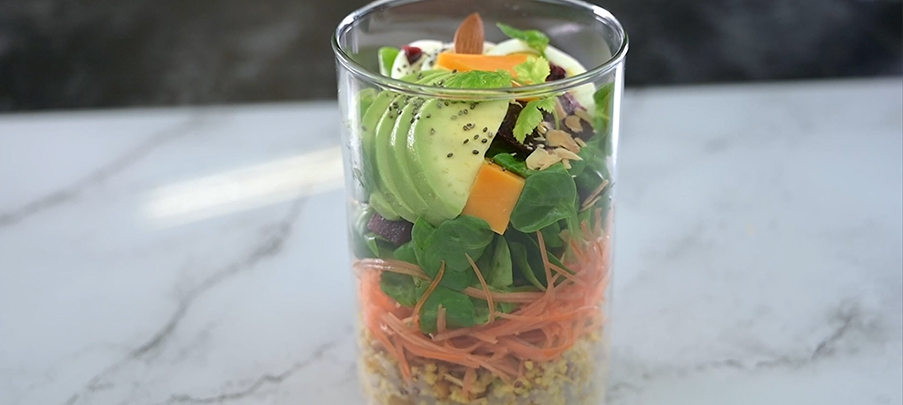 recette salade jar