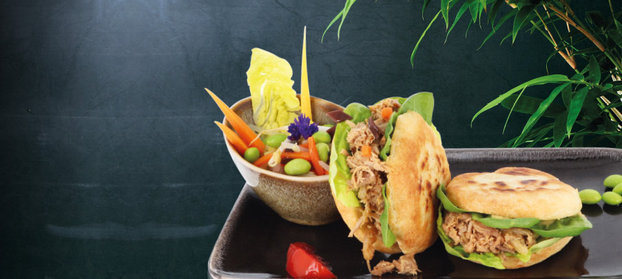 Recette burger chinois au porc rou jia mo