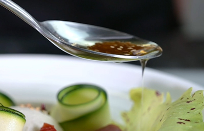 dressage salade mozzarella