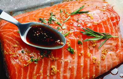 préparation saumon thaï