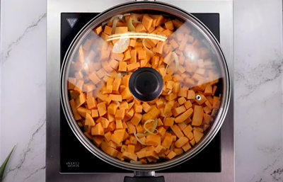 préparation purée de patate douce