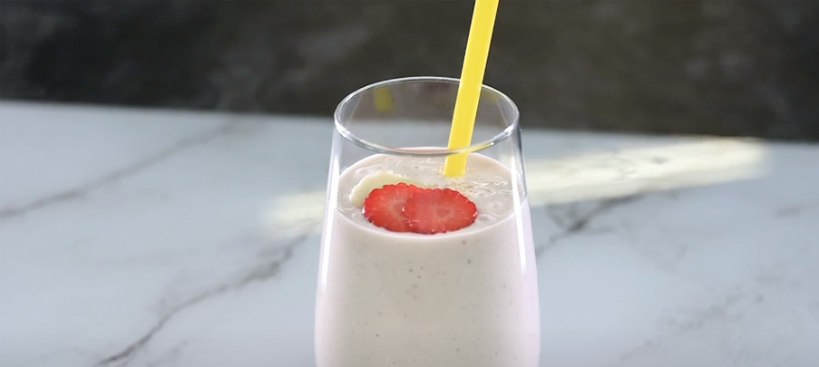 milkshake banane fraise