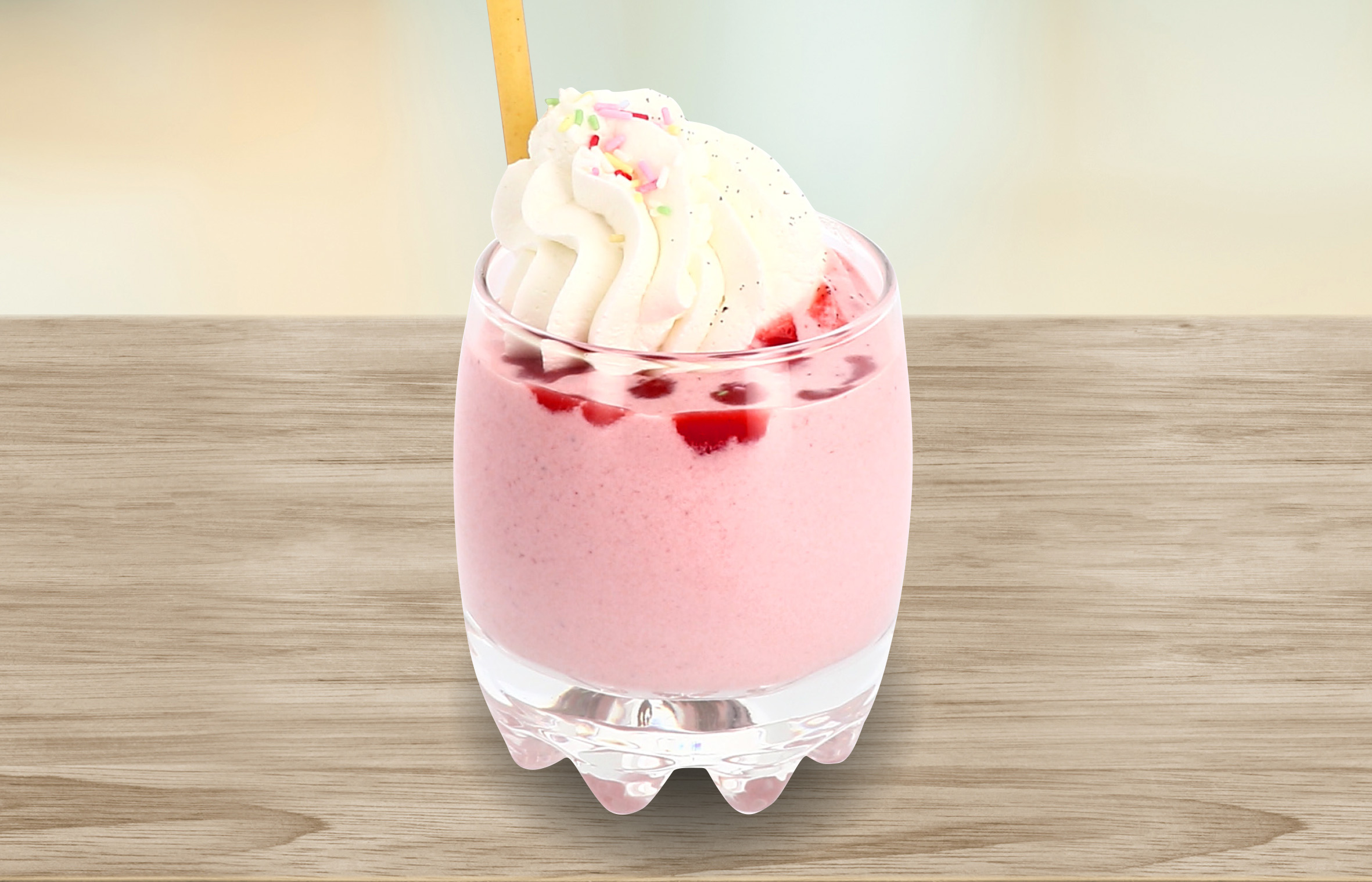 Fraisier texture lisse